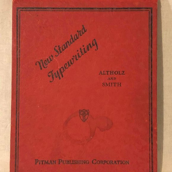 Antique 1941 Hardcover New Standard Typewriting Book - Picture 1 of 6